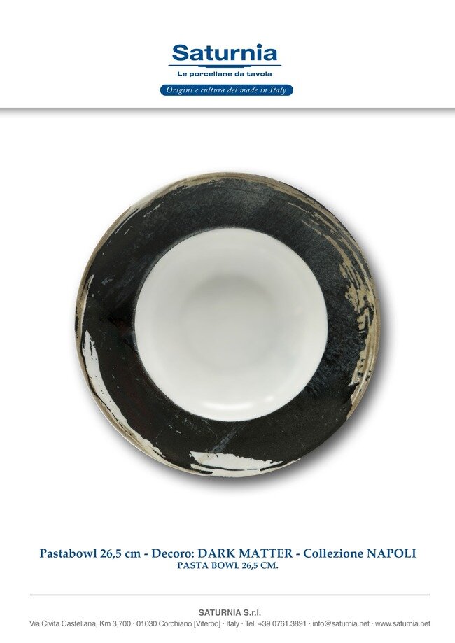 Dark Matter Pasta Bowl cm 26,5
