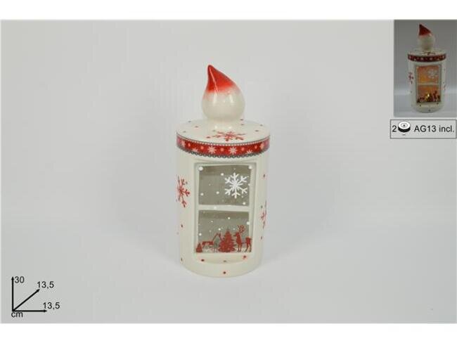 LANTERNA A CANDELA CON LED CM 30 H