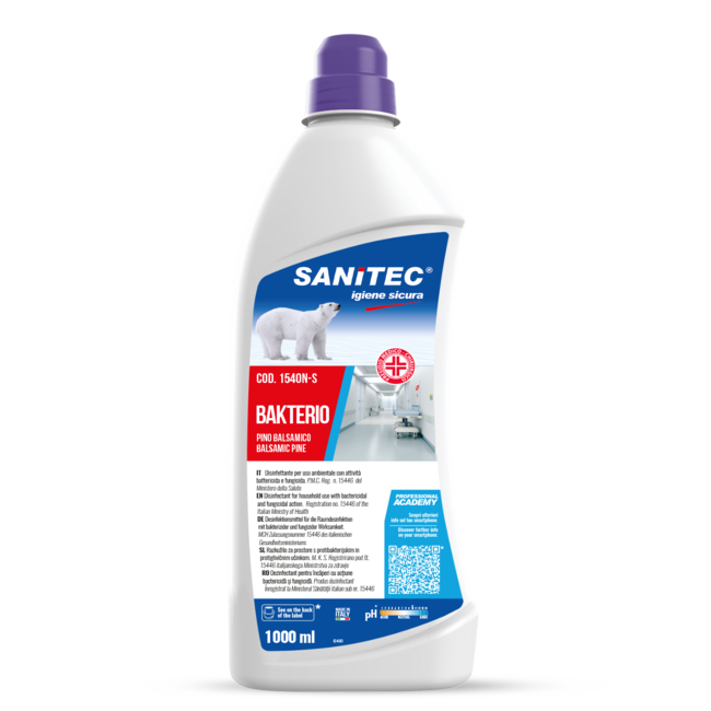 Disinfettante ambientale con attività battericida e fungicida Bakterio 1lt