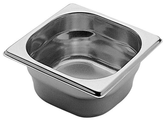 GASTRONORM ACCIAIO INOX 1/6 H6.5 M.17X16