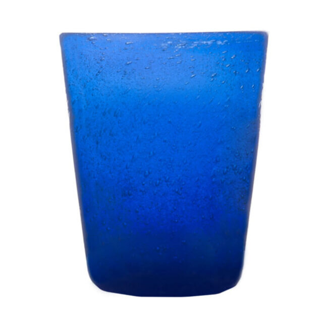 Memento glass bicchiere Blue cf 4pz