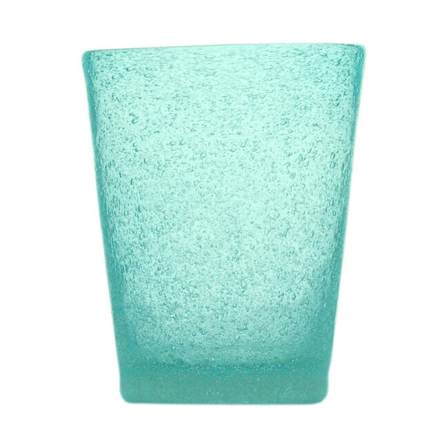 Memento glass bicchiere Turquoise cf 4pz
