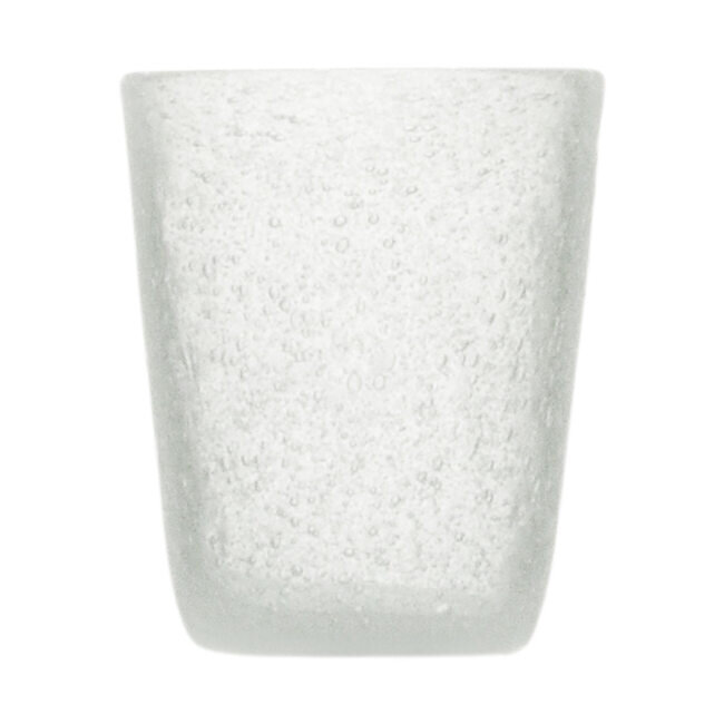 Memento glass bicchiere White trasparente cf4pz