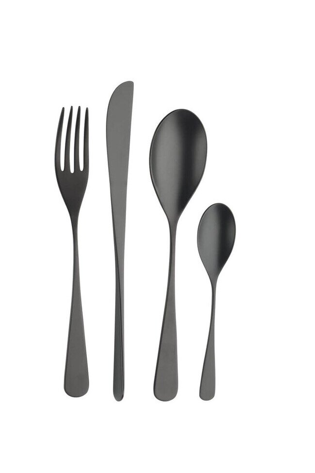 Audrey forchetta tavola nero satinato cf 12 pz