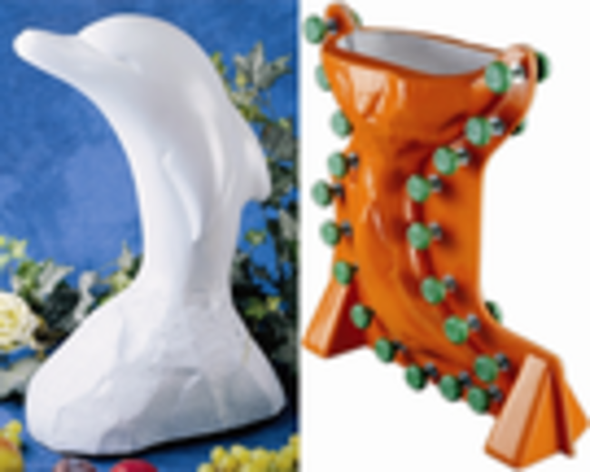 SCULTURA GHIACCIO DELFINO 37X25 H 58