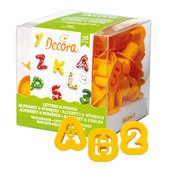 Decora Tagliapasta lettere e numeri piccoli