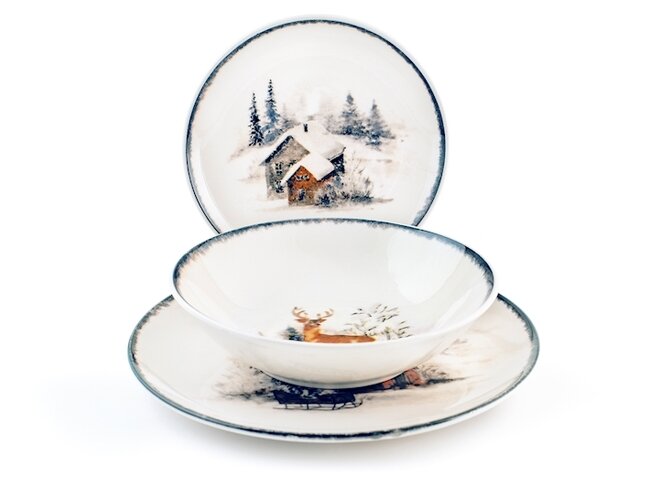 White forest servizio tavola H&H 18pz