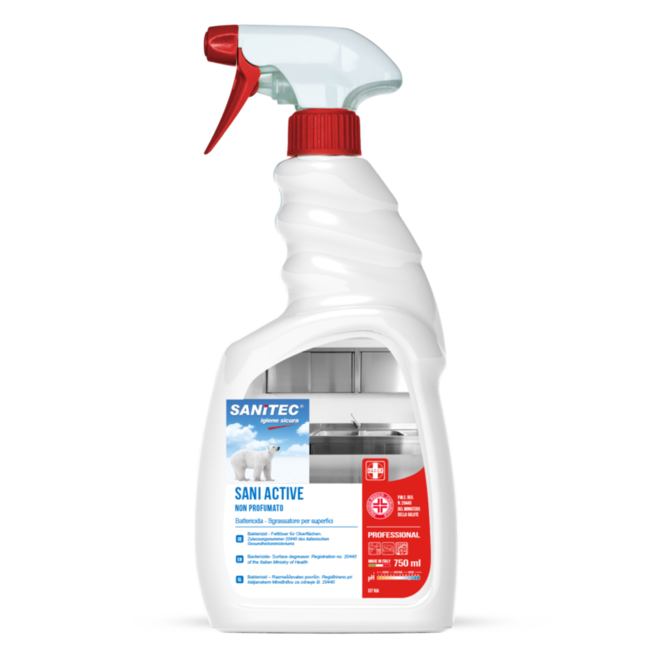 Sgrassatore Disinfettante 750ml Sanitec Activeoxigen