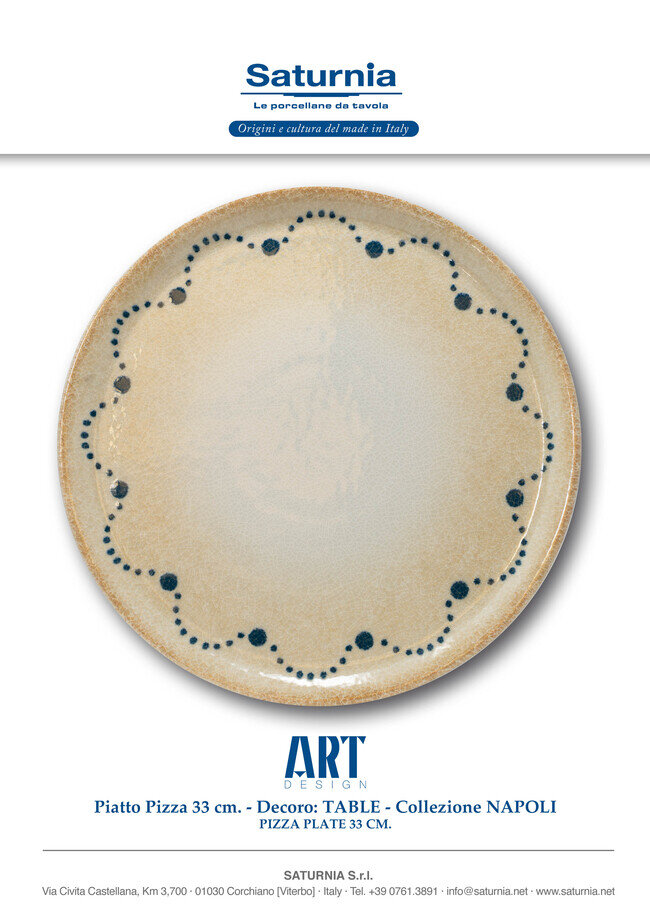 Table piatto pizza 33 cm