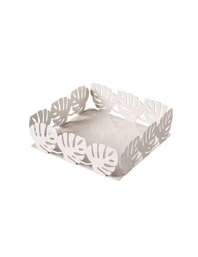 PORTA TOVAGLIOLI TROPICAL BIANCO METAL