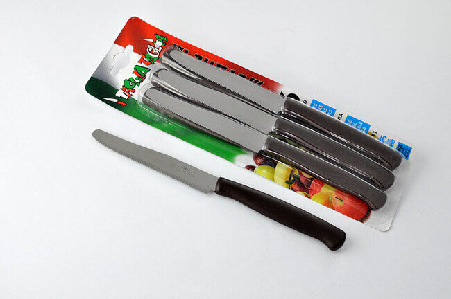 COLTELLO MANICO IN PLASTICA CONFEZIONE A 6PZ