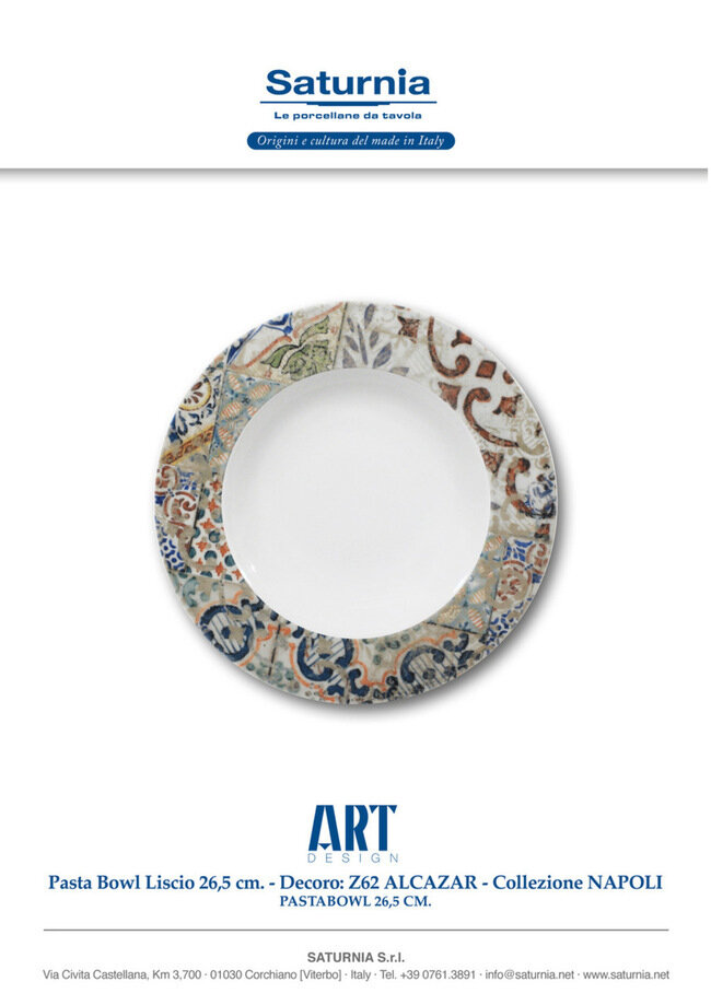 Alcazar piatto pasta bowl 26 cm