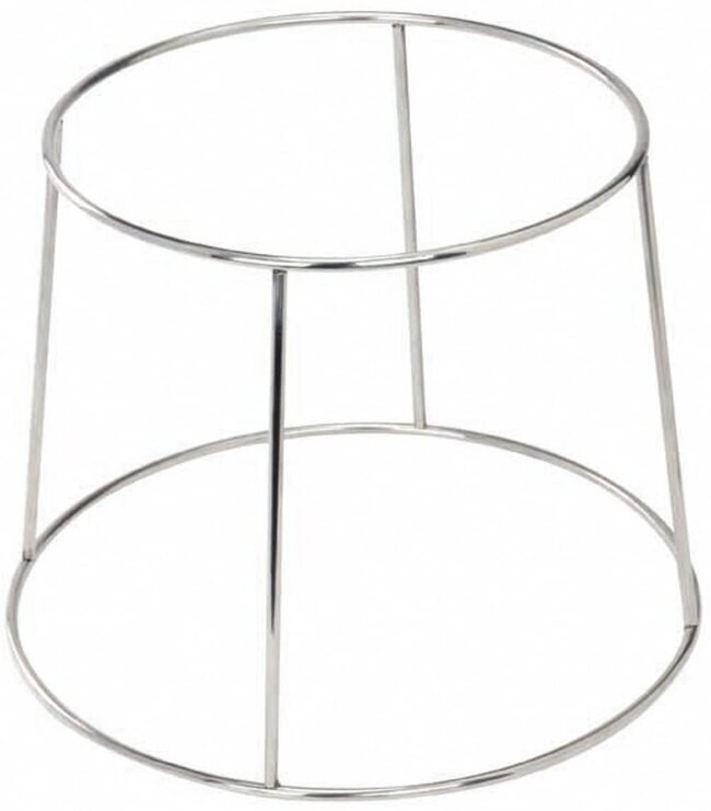 SUPPORTO PER VASSOIO FRUTTI DI MARE D. 20/25X19h ACC. CROMATO