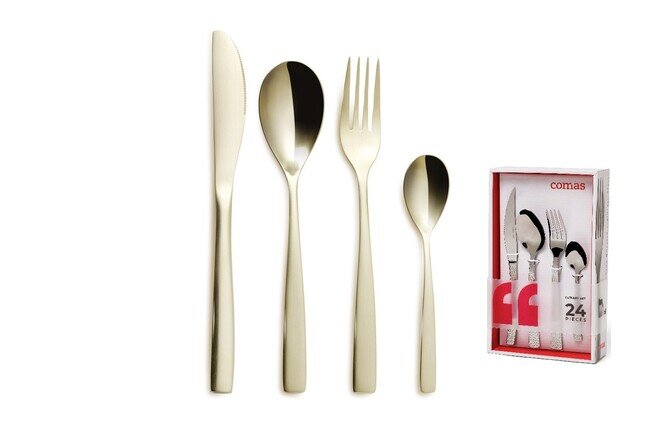 Posate Champagne Madrid Comas set per 6 posti