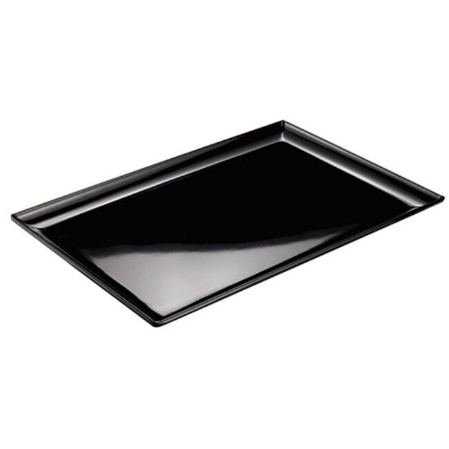 VASSOIO MELAMINA NERO 30X20