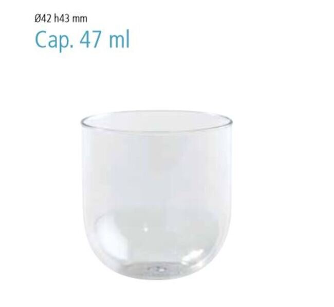 FINGER BICCHIERINO 47ML D4.2 H4.3CM PZ 50