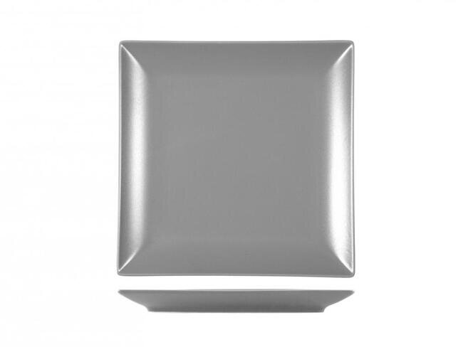 piatto boston grigio fondo 17x17 h&h