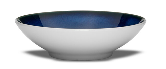 Abyssos piatto blu fondo 21 cm