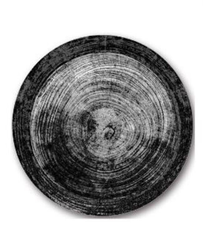 Saturnia piatto pizza cm 33 Black round