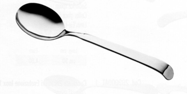 CUCCHIAIONE PIZZA OVALE CM 30 INOX 18/10