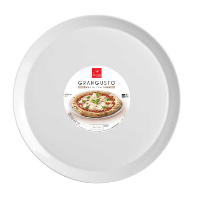 Gran gusto piatto pizza in vetro opale cm 33