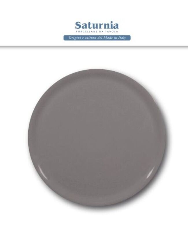 SATURNIA PIATTO PIZZA 31 CM GRIGIO