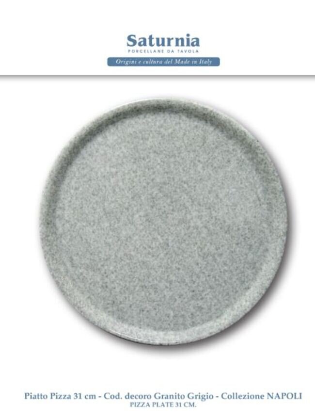 SATURNIA PIATTO PIZZA 31 CM GRANITO