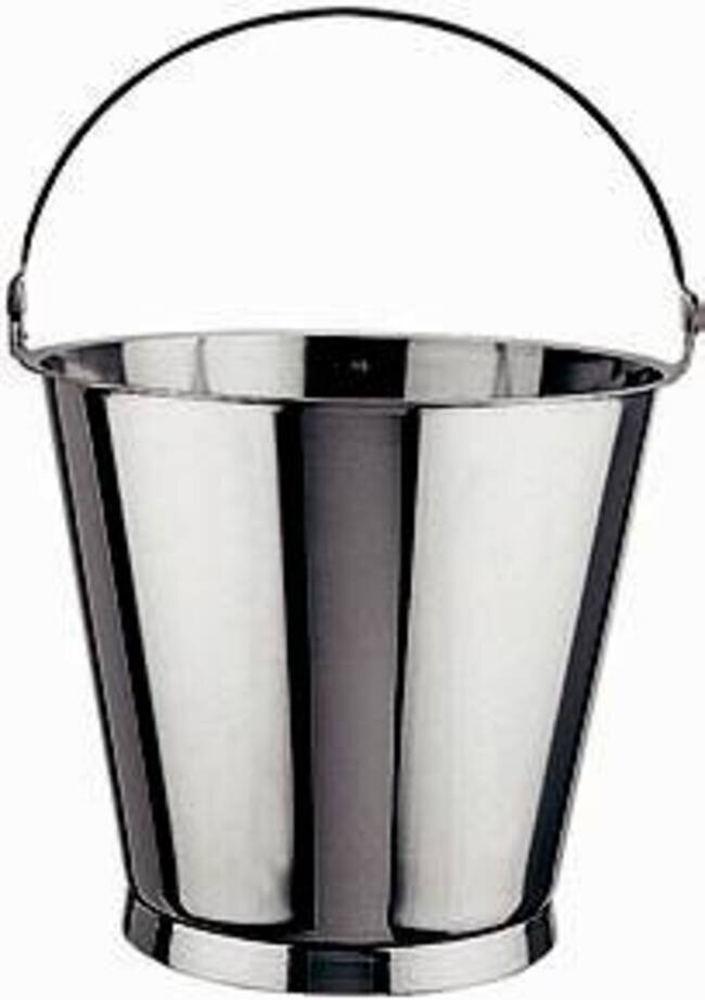 SECCHIO GRADUATO 10 LT INOX
