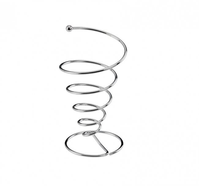 PORTACONO INOX PIRAMIDE ø cm.7x14,5h