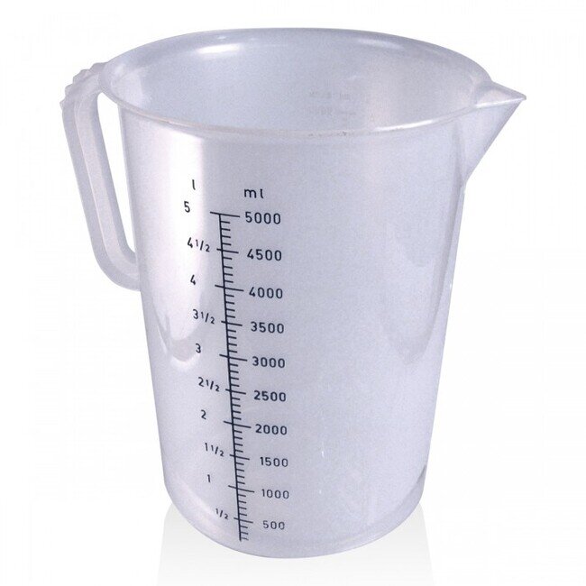 CARAFFA GRADUATA 5LT TRASPARENTE