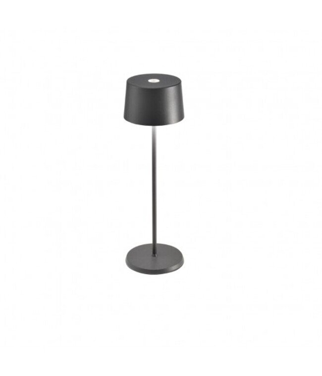 Lampada da Tavolo Olivia Grigio scuro Zafferano