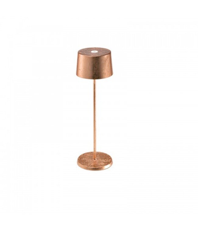 Lampada da tavolo Olivia rame Zafferano