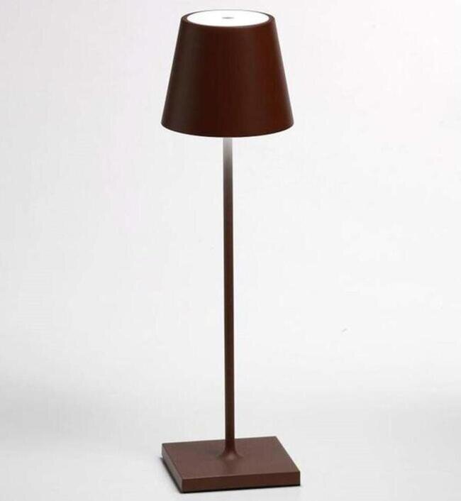 Lampada da tavolo Poldina pro corten