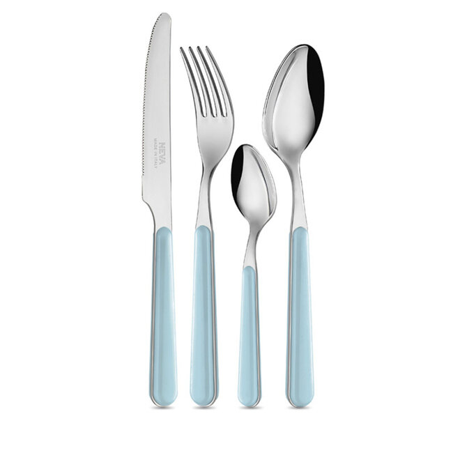 Neva posate azzurro polvere set a 24 pz
