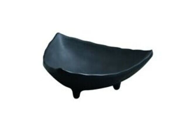 Ciotola nera triangolare linea zen cm 10