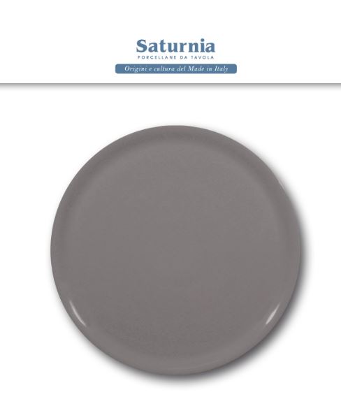 SATURNIA PIATTO PIZZA 33 CM GRIGIO