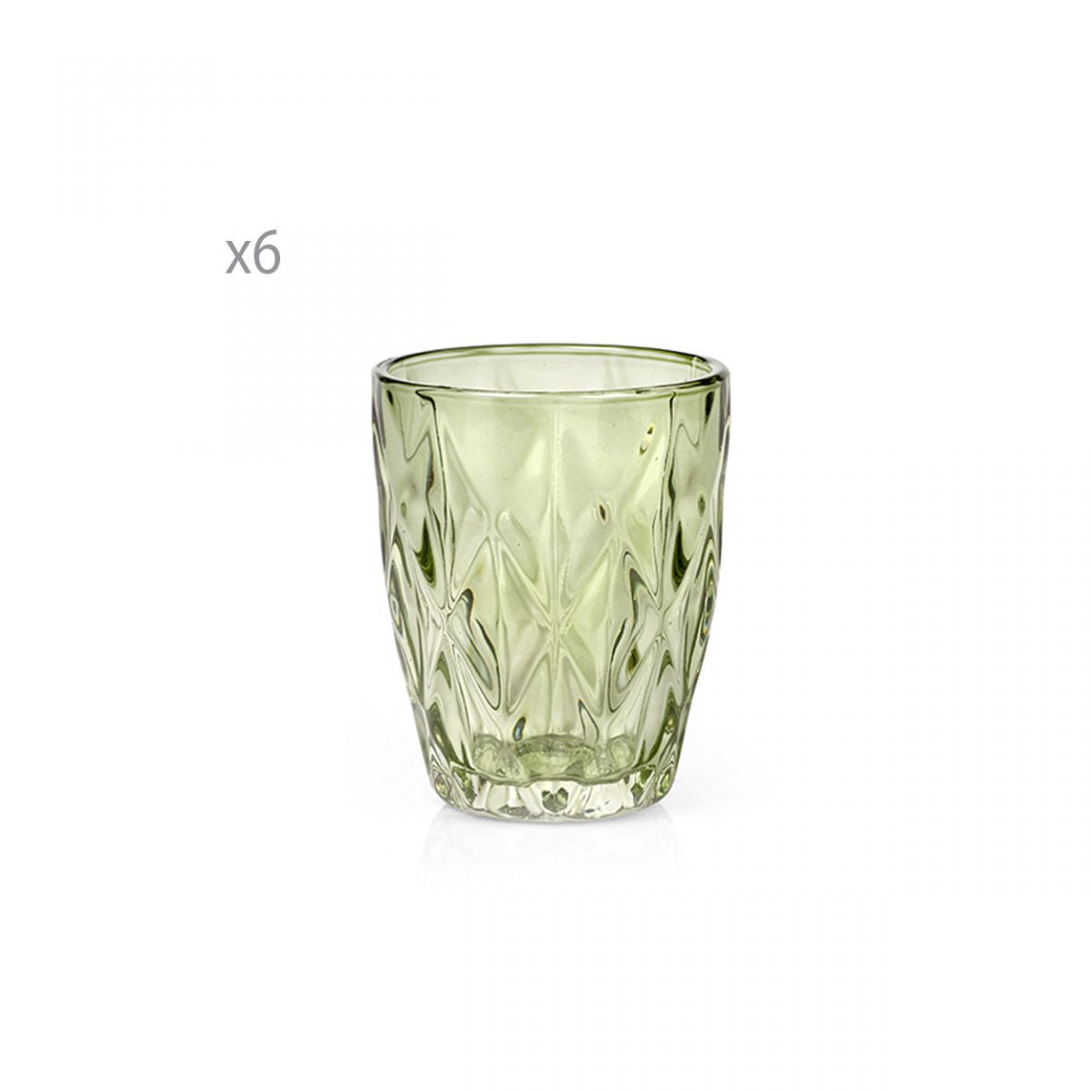 Kaleidos bicchiere Loira verde CF 6 PZ