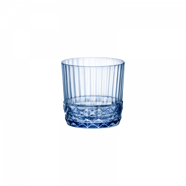 Bicchiere america '20s rocks blue