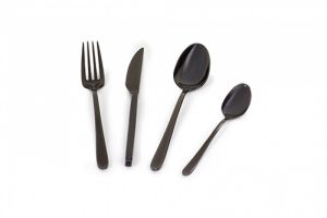Malachite servizio di posate inox titanio 24pz Barazzoni