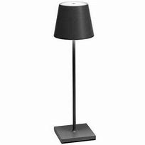 Lampada da tavolo Poldina pro grigio scuro