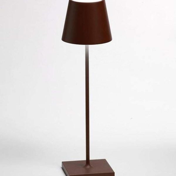 Lampada da tavolo Poldina pro corten