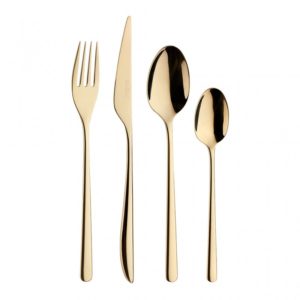 Florence oro set di posate Pinti inox 24 pz 