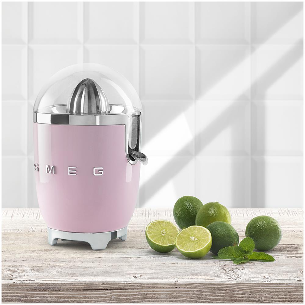 Smeg MFF01PKEU Montalatte A Induzione 500W Colore Rosa Cromato