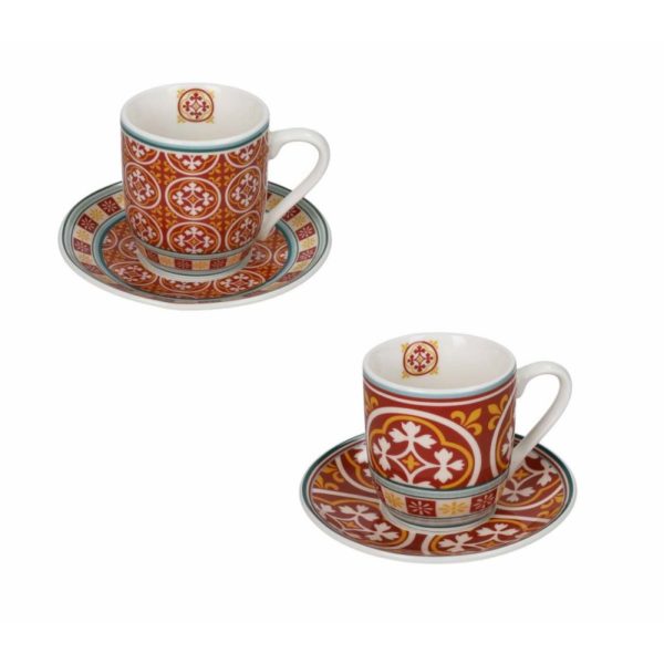 Rosone tazza caffè Brandani set 2 pz