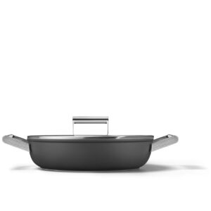 Smeg tegame nero c/coperchio 26cm