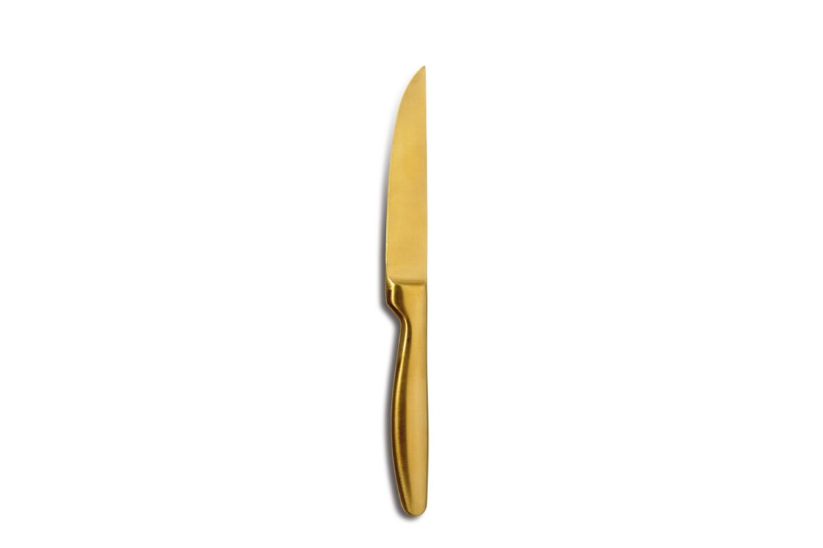 Comas coltello bistecca/pizza oro