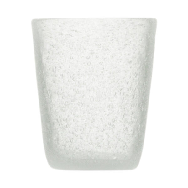 Memento glass bicchiere White trasparente