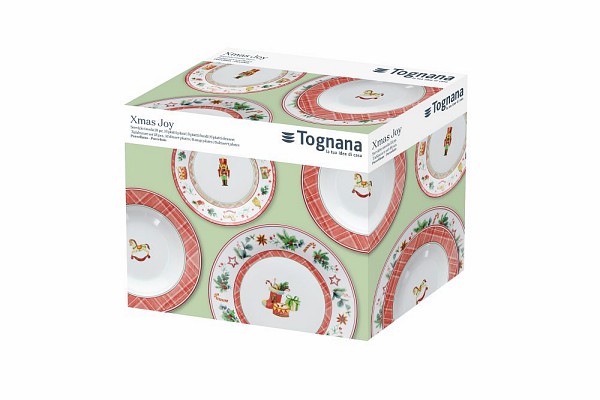 Tognana xmas servizio tavola 18pz