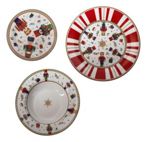 Brandani servizio tavola schiaccianoci 18pz